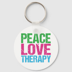Llavero Terapia de amor por la paz