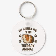 Terapia de los cerdos de Guinea Keychain para anim