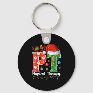 Llavero Terapia Física de Navidad Pt Navidad Terapia Físic