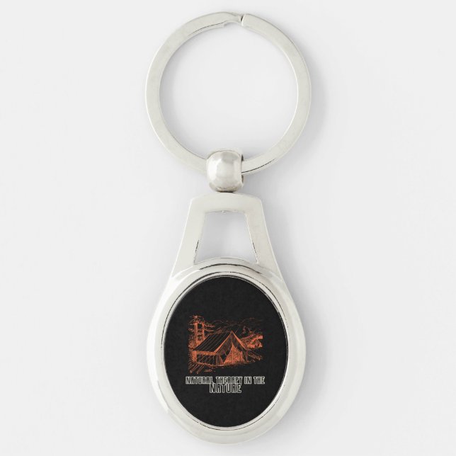 Llavero Terapia natural en la naturaleza (Anverso)