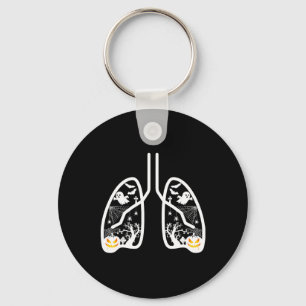Llavero Terapia Retro Respiratoria Rt Lung Ghost Calabaza
