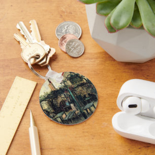 Llavero Terraza de un café, Montmartre por Vincent van Gog