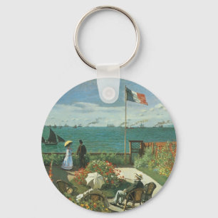 Llavero Terraza junto al mar por Claude Monet