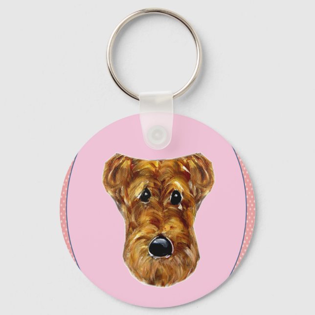 LLAVERO TERRIER AIREDALE (Anverso)