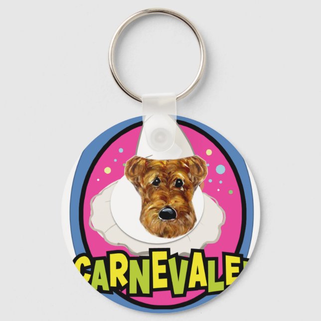 LLAVERO TERRIER AIREDALE (Anverso)