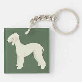 Llavero Terrier de Bedlington