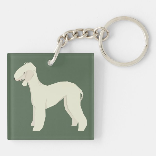 Llavero Terrier de Bedlington (Atrás)