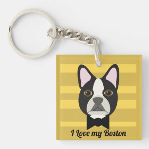 Llavero Terrier de Boston