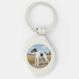 Llavero Terrier de Fox Liso