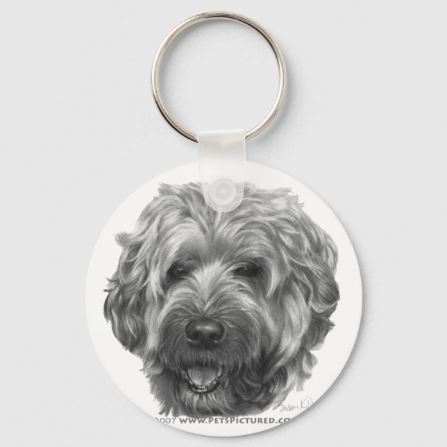 Llavero Terrier de llanta blanda (Anverso)
