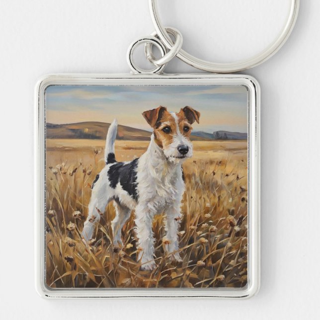 Llavero Terrier de Zorro (Frente)