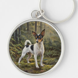 Llavero Terrier de zorro de juguete