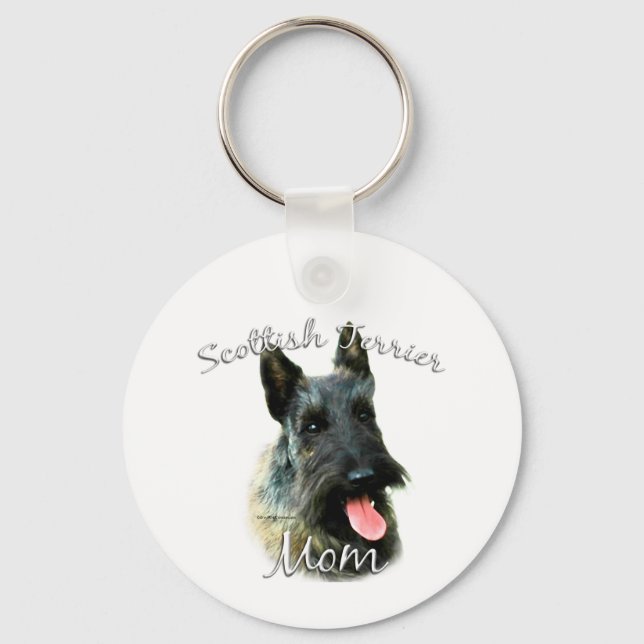 Llavero Terrier escocés (romano le) Mamá 2 (Anverso)
