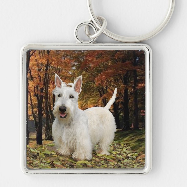 Llavero Terrier Escocés Trigo Otoño (Frente)