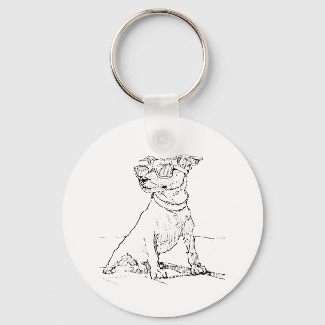 Llavero Terrier Jack Russell (Anverso)
