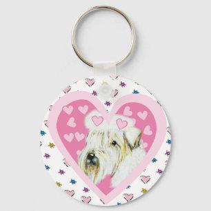 Llavero Terrier Wheaten de pelo suave