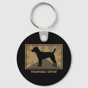 Llavero terroso de Patterdale Terrier