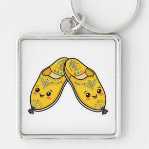 Llavero Tetera Marroquí Kawaii Adorable y Pegatina de Té d