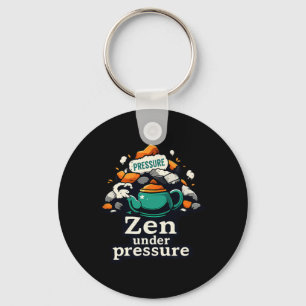 Llavero Tetera Zen Bajo Presión Vibraciones de Relajación