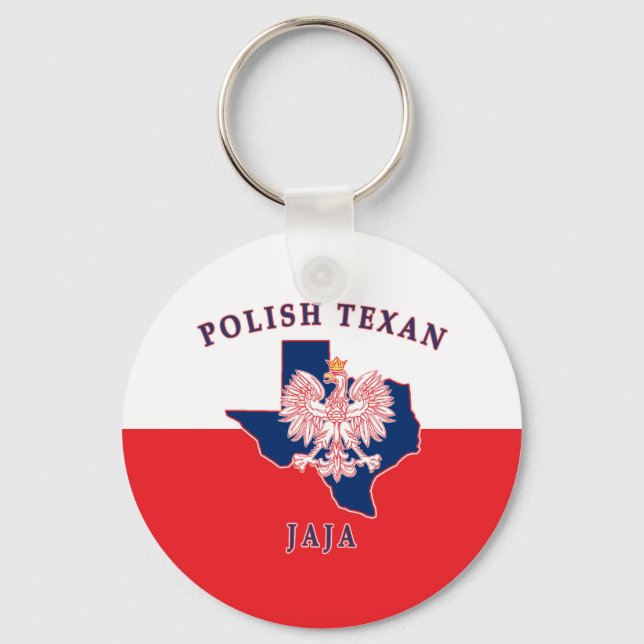 Llavero Texan Jaja polaco (Anverso)