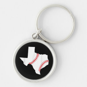 Llavero Texas Béisbol Estado divertido Texas Béisbol 