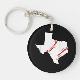 Llavero Texas Béisbol Estado divertido Texas Béisbol 