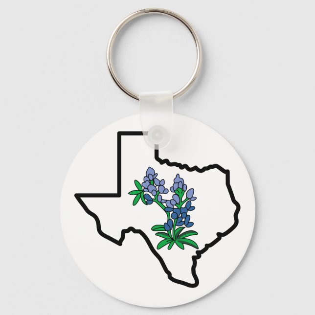 Llavero Texas Bluebonnets (Anverso)