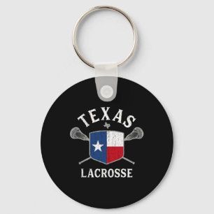 Llavero Texas Lacrosse T Shirt - Vintage Retro Lax State F