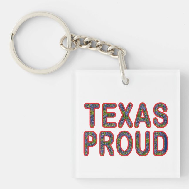 Llavero Texas Proud Bluebonnet (Frente)