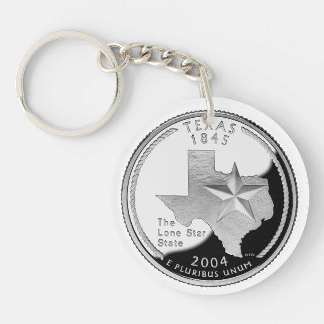 Llavero Texas Quarter Keychain (Frente)
