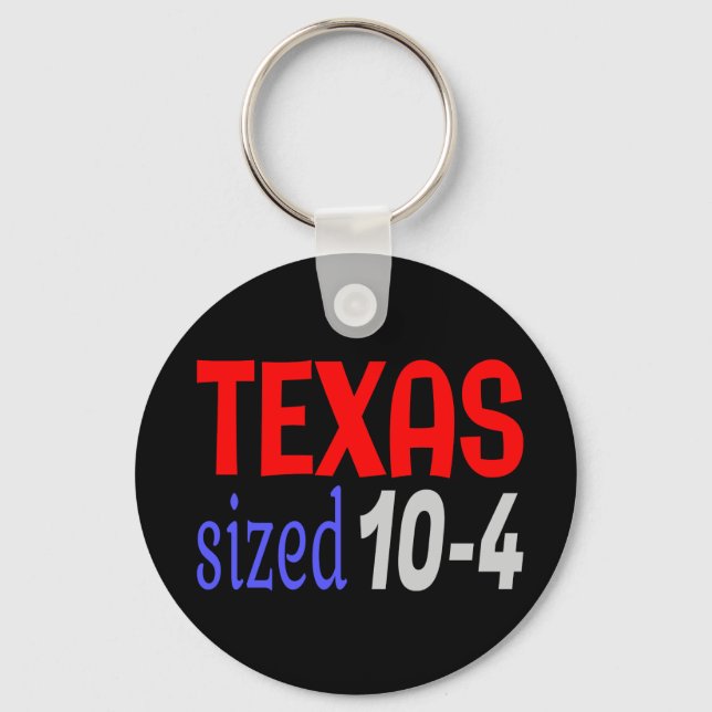 Llavero Texas sized 10-4 LetterKenny (Anverso)