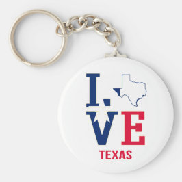 Llavero Texas State Love USA