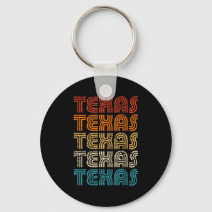 Llavero Texas State País Retro Vintage Para Hombres Mujere
