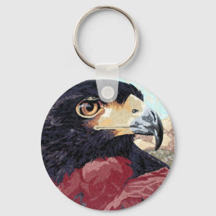 Llavero Textil de Harris Hawk