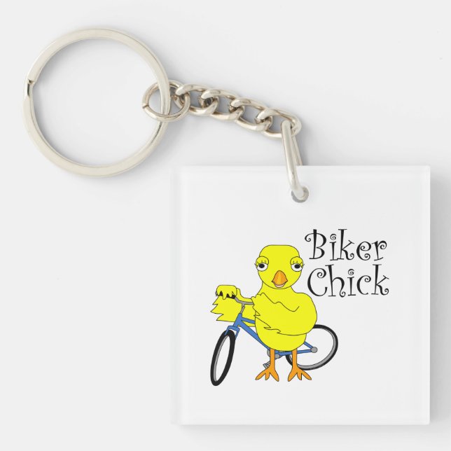 Llavero Texto de clave de bicicleta (Frente)