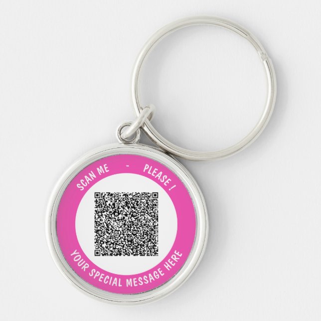 Llavero Texto de Personalizado de regalo de cadena de clav (Frente)