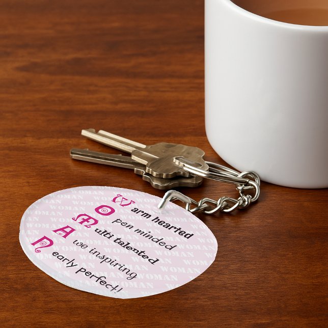 Llavero texto divertido de la mujer empoderamiento positiv (Subido por el creador)