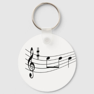 Llavero Texto musical
