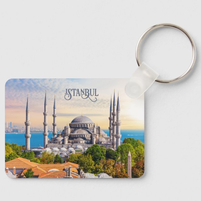 Llavero Texto personalizado Estambul (Anverso)