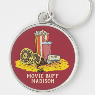 Llavero Texto personalizado Película Buff