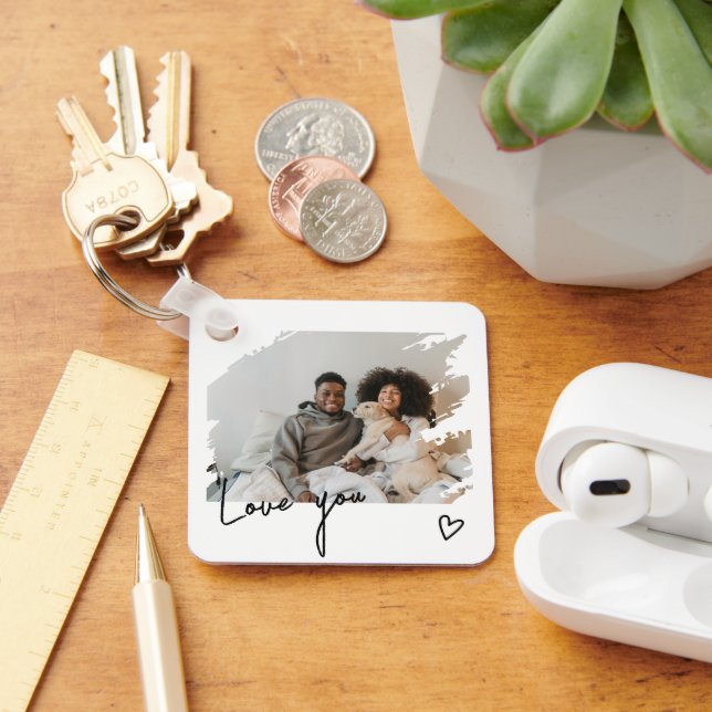 Llavero Texto Y Foto Personalizados (Escritorio )