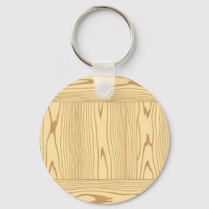 Llavero Textura de grano de madera de roble ligera minimal