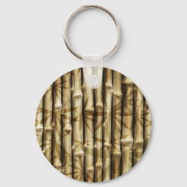 Llavero Textura de madera de bambú