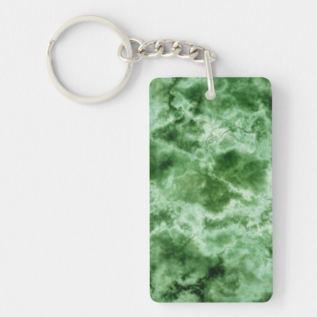 Llavero Textura de mármol verde (Frente)