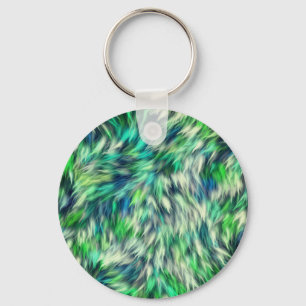 Llavero Textura de tela Diseño de Piel Verde-68745