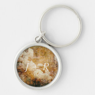 Llavero textura floral del fondo del vintage del grunge