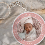 Llavero Thank You For Coming To My Baptism Modern Photo<br><div class="desc">This simple and classic design is composed of serif typography and add a custom photo. Thank you for coming to the holy Baptism.</div>