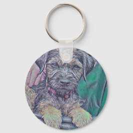 Llavero Thatch Soaked by Rain Button