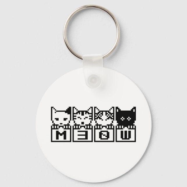 LLAVERO THE 8-BIT CATS M30W (Anverso)