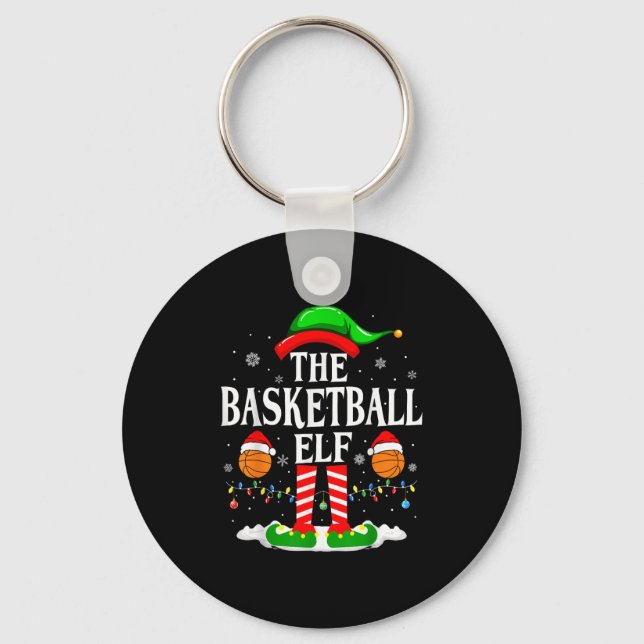 Llavero The Basketball Elf Bball Xmas Basketball Christmas (Anverso)
